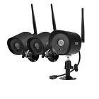 Zmodo 1080P Outdoor, Night Vision, Motion Detection,Work with Alex(3 Pack)