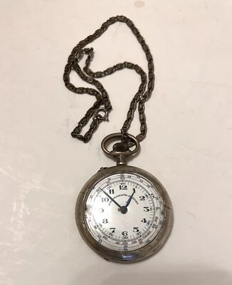 Cronografo De Sport System Roskopf Argento Vintage Tasca - Immagine 1 di 4