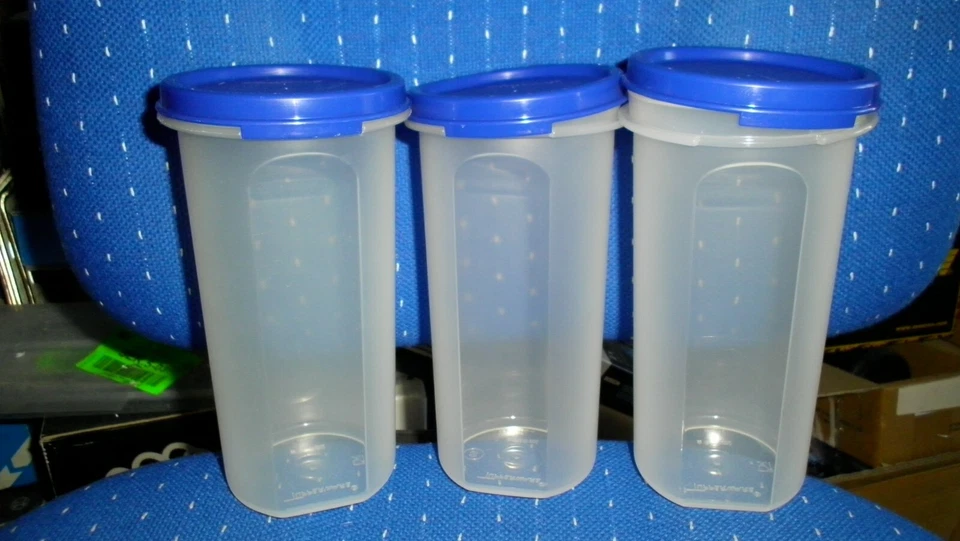 3x Tupperware Eidgenosse Rund 650ml Vorratsdose Kaffepads Plätzchen Neuwertig - Bild 1 von 1