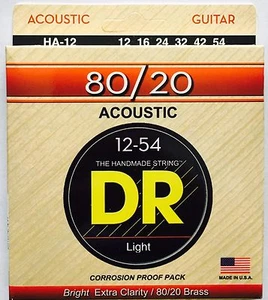 Cuerdas de guitarra acústica DR HA-12 Hi-Beam 80/20 12-54 medianas - Imagen 1 de 1