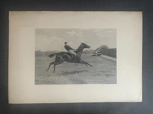 Antique Lithograph CLOISTER Grand National 1893 Winner Horse Racing Print - Picture 1 of 10