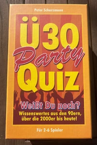 Ü30 Party Quiz: Weißt Du noch? 90er Jahre - jetzt, Gesellschaftsspiel Partyspiel - Bild 1 von 4