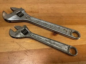 P&C 8” And 6” Adjustable Wrench 4008L 1706L Clik-stop - Picture 1 of 8