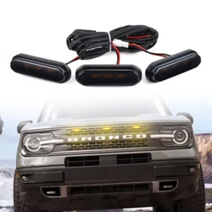 Front Grille LED Light Raptor Style Lamps For Ford Bronco Sport 2021-2023 - Picture 1 of 15