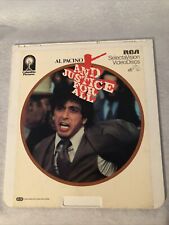 And Justice For All - Al Pacino - RCA SelectaVision VideoDisc