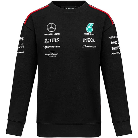 Mercedes AMG Petronas F1 2023 Women's Team Crew Sweatshirt Cover