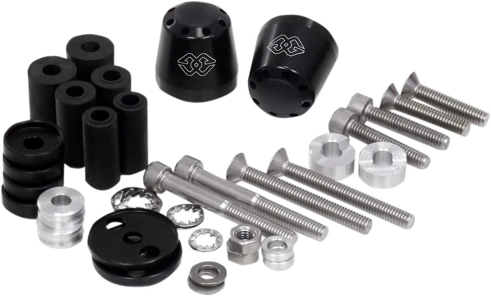 GILLES TOOLING LG-CO-22-B BAREND SET LG-CO BLACK KTM DUKE 125 ABS 2021 - Immagine 1 di 1