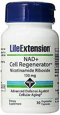 Life Extension 01904 NAD+ Cell Nicotinamide Riboside Capsules 30 Count
