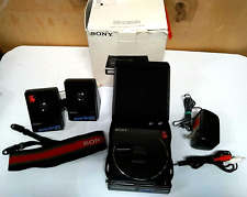 SONY D-7 DISCMAN CD PLAYER BP-200 & Adapter, Speakers, Case & More -For Parts