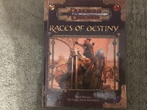 D&D: Races of Destiny - Supplement / Hardcover NM TSR AD&D - Picture 1 of 2