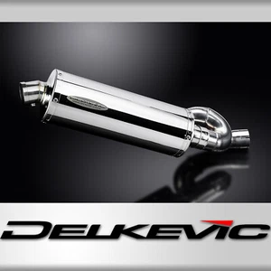 Triumph Street Triple R S RS 17-21 Slip On 14" Oval Stainless Exhaust Muffler - Picture 1 of 5