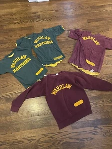 VTG Russell Athletics Distress Wardlaw-Hartridge Private School Gym T-shirt Lot - Picture 1 of 14