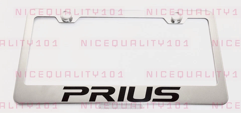 Soporte de marco de matrícula con acabado de acero inoxidable Prius libre de óxido Foto 1 de 1