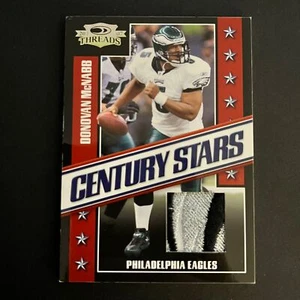 2007 Donruss Threads Century Stars Materials Patch Donovan McNabb /25 Eagles - Picture 1 of 2