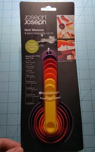 Joseph Joseph Brand: 8 Piece "Nesting" Measuring Cup Set - Brand New & Free Ship - Picture 1 of 9