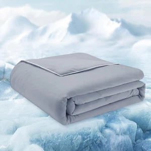 Cooling Comforter, Cooling Blankets for Hot Sleepers, Twin Comforter 60" X 90", - Picture 1 of 7