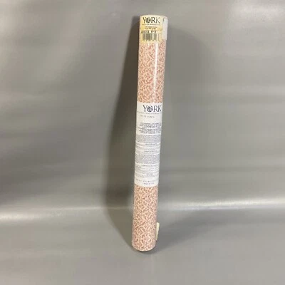 York Wallcoverings Solid Vinyl Wallpaper Pink AS6293 - Imagem 1 de 4