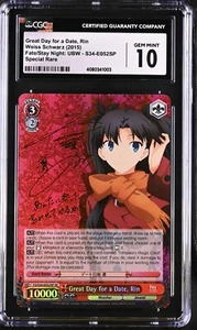 CGC 10 Weiss Schwartz Gran Día para una Fecha Rin S34-E052SP Especial Raro GEMA COMO NUEVO - Imagen 1 de 2