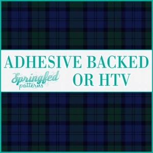 TARTAN PLAID Pattern #8 Adhesive Vinyl or HTV Heat Transfer Vinyl Scottish Plaid - Picture 1 of 2
