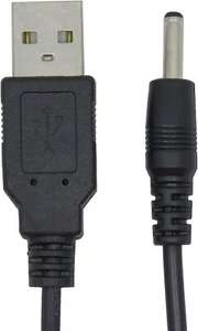 USB A auf DC 3,5 mm/1,35 mm 5 Volt DC Laufbuchse Netzkabel - 3 Fuß - Bild 1 von 6