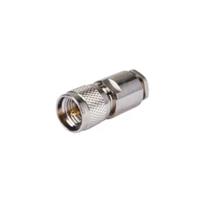 2x Mini-UHF Plug male Clamp for LMR195 RG58 RG142 RG400 Coaxial Cable Connector - Picture 1 of 3