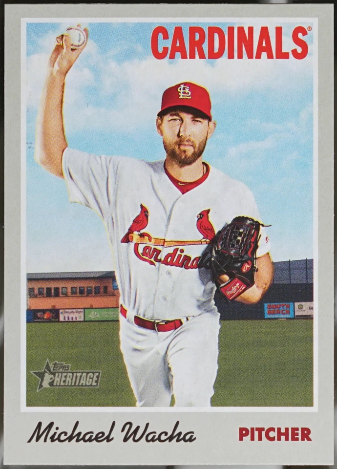 2019 Topps Heritage Baseball Michael Wacha #119 NM - Image 1 of 1