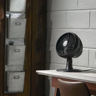 Honeywell HPF860BWM Turbo Power Oscillating Electric 10 inch Table Fan, Black - Image 1 of 2