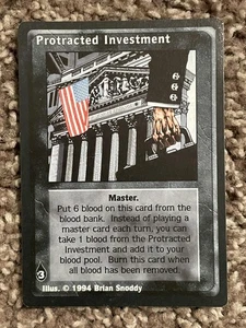 Protracted Investment 1994 Vampire Eternal Stuggle Jyhad # 1st Edition - Picture 1 of 2