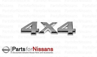 Original Nissan Frontier Titan Xterra 2005-2019 cromo 4X4 emblema nuevo fabricante de equipos originales Foto 1 de 3