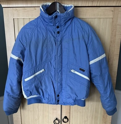 Vintage 70s 80s 90s Obermeyer Women’s Ski Jacket Blue Size Juniors 14 *READ* - Image 1 of 4