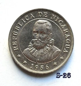Nicaragua 1956 50 centavos cobre níquel (S26) envío gratuito - Imagen 1 de 2