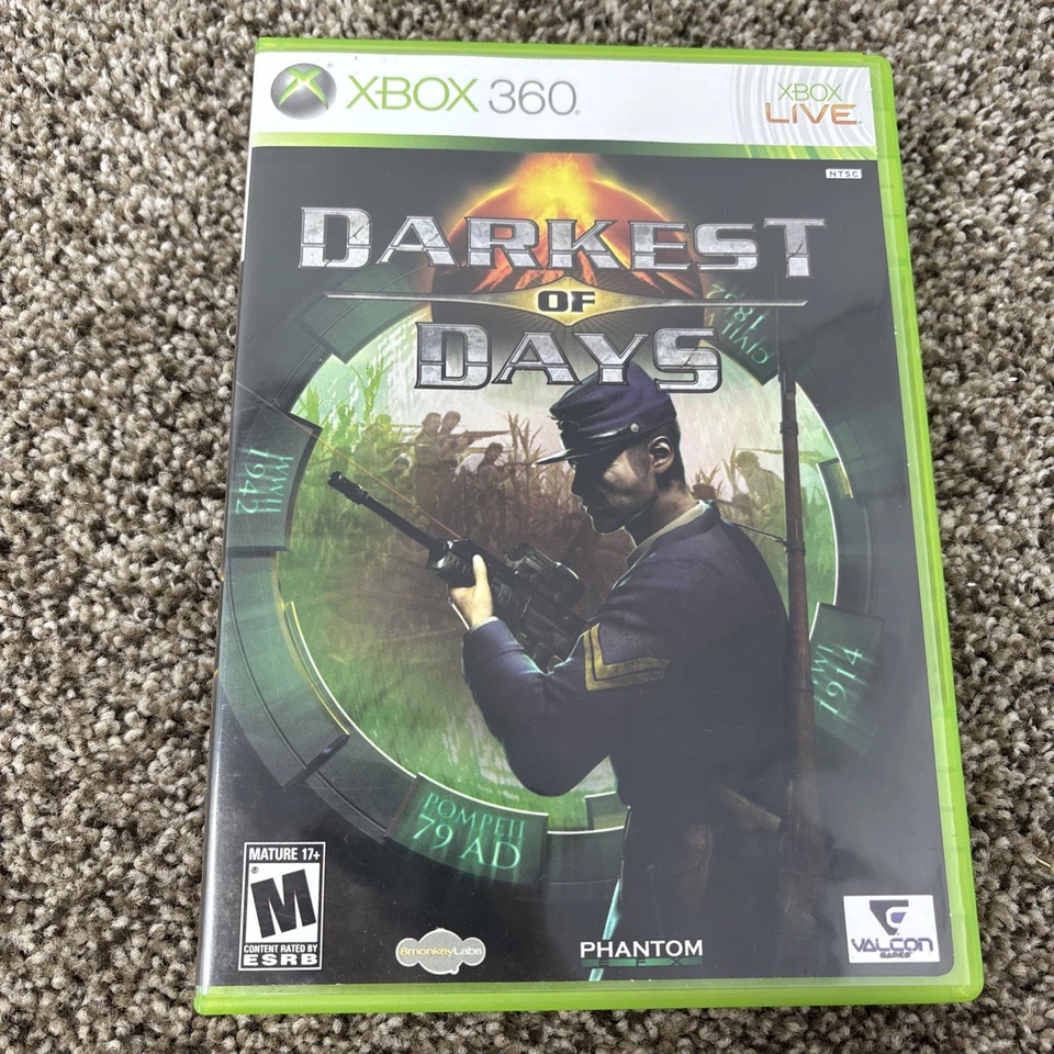 Darkest of Days (Microsoft Xbox 360, 2009) Complete CIB - Image 1 of 4