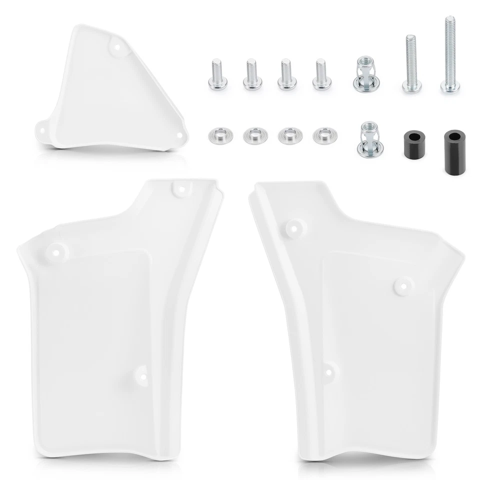 Paneles laterales cubiertas plástico izquierdo y derecho para Honda XR200R XR200 R 1984-2002 blanco Foto 1 de 4