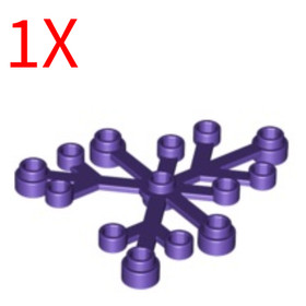 Lego 2417 Plant Leaves 6 x 5 Dark Purple Rare Color Elves Sets 41196 41075