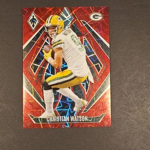 🟢🟡⚪Christian Watson 2024 Panini Phoenix Red Lazer /199 #27  - Imagen 1 de 3