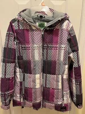 686 Mannual Ski Winter Jacket Women's Size M Waterproof Insulated Purp., White - Image 1 of 4