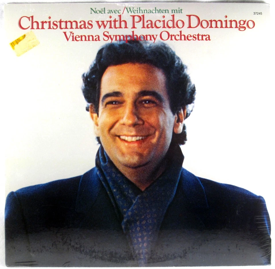 Christmas With Placido Domingo 1981 Vinyl LP CBS Records FM 37245
