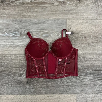 Victoria’s Secret  NWT Very Sexy  Push-Up Lace Corset Top with Adjustable Straps - Image 1 of 4