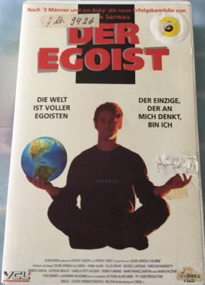 VHS Der Egoist (1994) FSK 6 Komödie mit Vincent Lindon, Zabou & Annik Alane - Bild 1 von 4