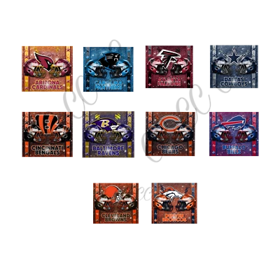 Football stainless steel tumbler, Travel, Sublimation. Pick your team - Image 1 of 4