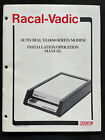 Racal-Vadic Va3450 Series Installation/Operation Manual Modem Vtg Computer Guide