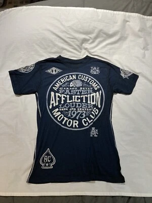 Camiseta de Colección Affliction American Customs, Talla Mediana, ¡Hecha en Estados Unidos! Foto 1 de 4