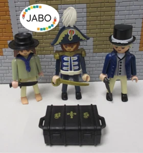 (14) PLAYMOBIL 3740 Marineschoner Mannschaft Kapitän Bootsmann Matrose Koffer - Bild 1 von 3