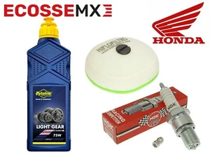 Kit de servicio de filtro de aire para Honda CR80 CR85 1986-2007 filtro de aire engranaje ligero bujía de aceite MX - Imagen 1 de 7