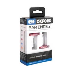 Oxford Bar Ends 2 Red Shade Essential Motorrad Bar Ends 22mm Bars - OX595 - Bild 1 von 1