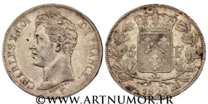CHARLES X - 5 FRANCS, 1826 BB STRASBOURG - Picture 1 of 1