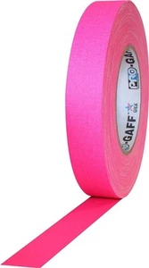Pro Gaff Fluorescent Pink Gaffers Tape 1 inch X 50 yards - Picture 1 of 1