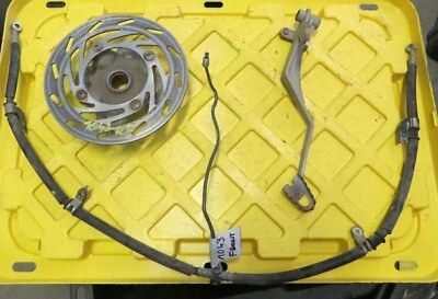 2008 YAMAHA GRIZZLY 700, RH FRONT DISC/HUB WITH BRAKE LINE AND PEDAL (OPS1043 Foto 1 de 4