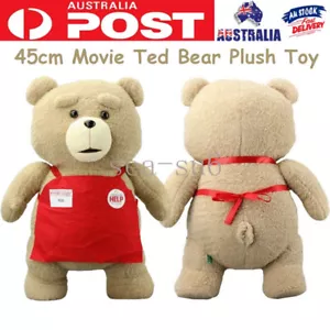 45cm Movie Ted Bear Plush Toy Doll Teddy Bears Stuffed Animals Doll Kids Gifts - Picture 1 of 14