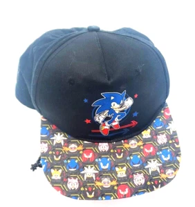 SEGA Sonic The Hedgehog Hat Cap Multi-Color Black Blue Vintage - Picture 1 of 5